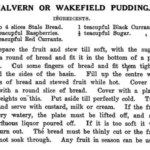 Malvern or Wakefield Pudding